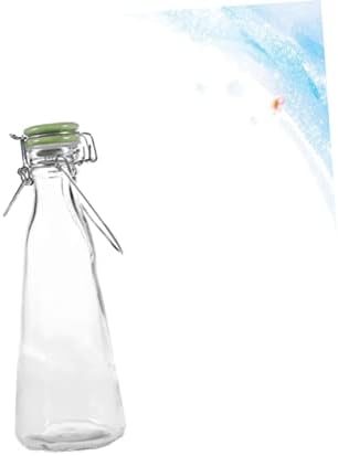 Garrafas de água de Yarnow Garrafas de rolagem de vedação de vedação de vedação Recipientes de garda de vidro de vidro Recipientes de vidro Os frascos de vidro recipiente de garrafa de vidro recipiente de garrafa de vidro com alça de leite