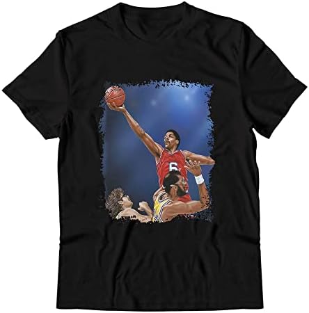 Jul%ius er%ving legends & lar%ry a camisa de basquete bi%rd, julho de julho por%ving legenda retro tee, julho%ius basquete er%ving tee