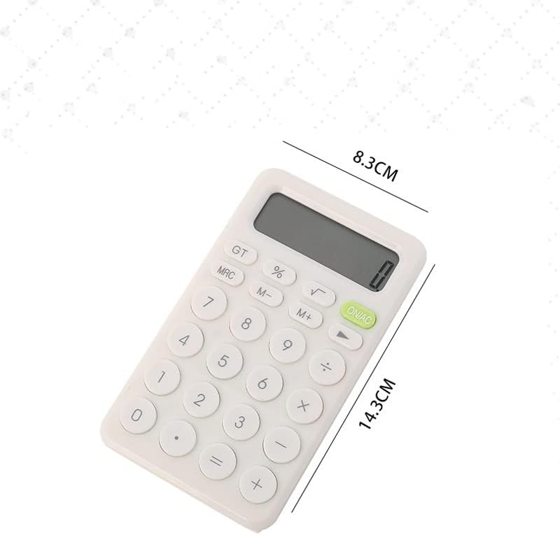 Ganfanren 8 Digit Desk Mini Calculator Big Button Button Ferramenta de contabilidade financeira adequada para estudantes escolares (cor: e, tamanho