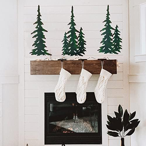 J-Fly Pine parede pendurada em metal decoração de árvore de natal
