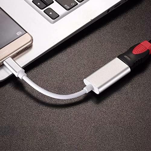 Adaptador USB C a HDMI Male para Feminino, Tipo C para HDMI para Home Office, compatível com MacBook Pro Air, PixelBook, Surface Pro,