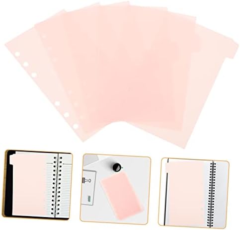 StoBok 30 PCS Papel separador A6 Bolas de divisor para a Partição de Binder 6 anel Girl pp