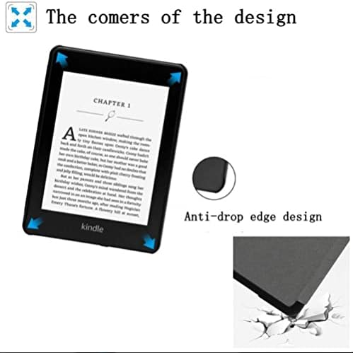 Caso Shzrgarts para All-New Kindle-Case de capa protetora Slim Fit for All-New Kindle 6 e-Reader, Resumo Blue Star Night Riverside