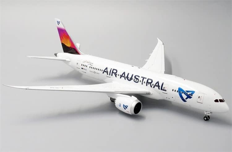JC Wings Air Austral for Boeing 787-8 Dreamliner F-OLRB Vulcão com Stand Limited Edition 1/200 Aeronave Diecast Modelo