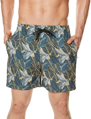 Miashui Board Shorts Mens moda de banho longa masculino e verão Casual Casual Triângulo Triângulo Rápida shorts de tábua rápida