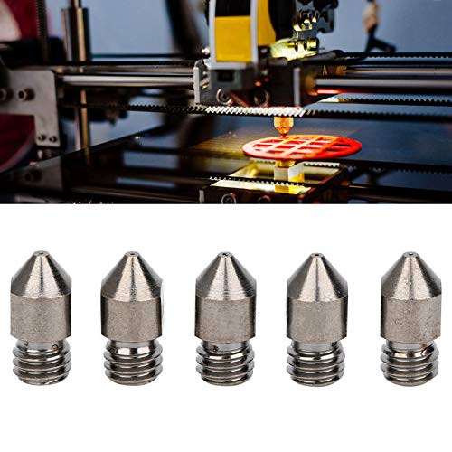 Kits de limpeza de bicos Os bicos extrusores consumíveis 5pcs/set 3d bico de impressora em aço endurecido Alta temperatura pontiaguda para impressora 3D