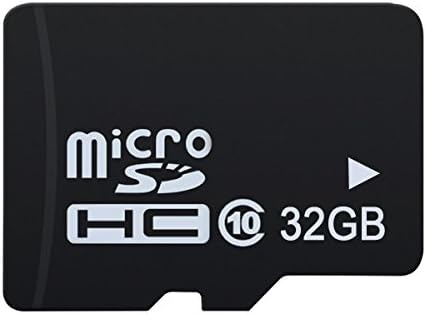 Cartão de memória Micro SD de 32 GB para câmera de trilha, Adaptador de cartão TF Classe 10 Armazenamento de mídia para câmeras