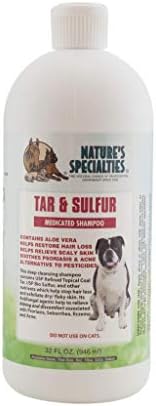 Especialidades da natureza Tar e enxofre ultra concentrado shampoo de cães, compra até 2 galões, escolha natural para cuidadores