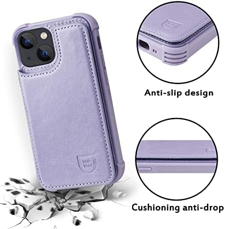 Vanavagy iPhone 13 mini -carteira para mulheres e homens, capa de telefone celular Flip Flip Fit