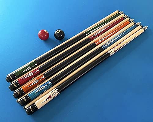 Tai Ba Ba Swits Hitsx Stick de piscina de 2 peças, ponta de 13 mm, 58 , madeira de madeira canadense de bilhar profissional bilhar piscina stick 18,19,20,21 oz bastão de piscina