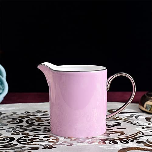 15pcs / conjunto delicado xícara de café China Conjunto rosa Europeu de chá de chá vintage de chá de chá da chaleira