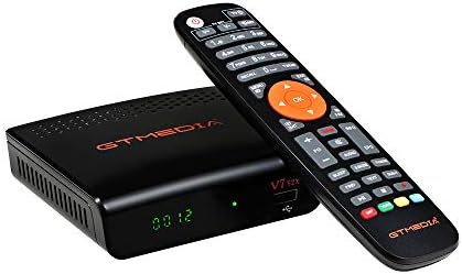 Shysky Tech, GTMedia V7 S2X HD 1080p Configuração da caixa superior DVB-S2 HD TV REPORTE POWERVU, BISS KEY, YouTube + USB WiFi, Black