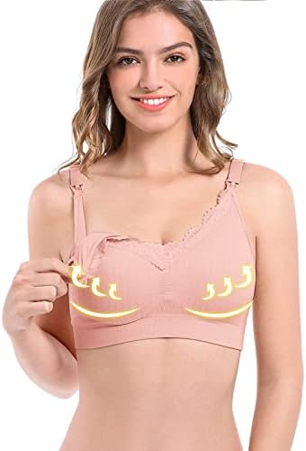 Maternidade feminina Gravidez Bras sem amamentação sem arrue Bras sem arrue Wrap Front Bra Comfort Push Up Sleep Bra