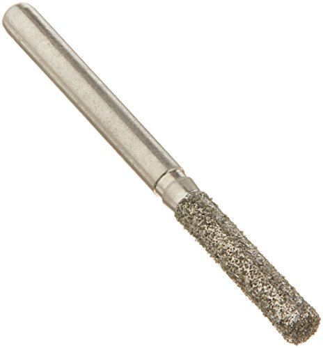 Crosstech multiuso diamante Burs 837/016s, haste de atrito, médio, cilindro de extremidade plana