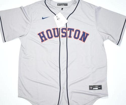 Jose Altuve autografou Houston Astros Gray Nike Jersey - JSA W *Silver - Jerseys de MLB autografadas