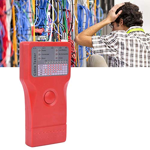 Huangxing - Testador de Cable Coaxial, Projeto simplificado Testador de Ethernet portátil inteligente, para cabo telefônico
