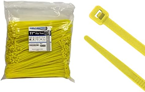 Kable Kontrol Fluorescente Rosa Batilhas 14 polegadas 100 PCs, 50 libras de resistência à tração, cabo de cabos de nylon de