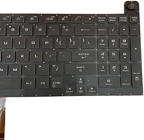 Substituição do laptop Siakoocty Layout dos EUA Teclado colorido para a ASUS ROG Strix G17 G731 G731G G731GT G731GUG