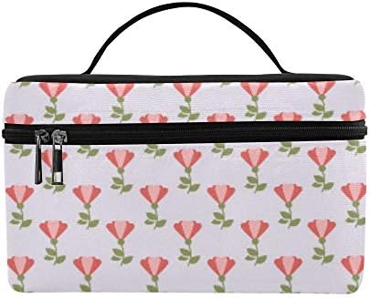 Arte chique shabby Vintage Retro Floral Flor Pattern Lanch Box Bag Bag Almoço Bolsa de Lunch Isold para Mulheres/Homens/Piquenique/Palaving/Praia/Pesca/Escola/Trabalho