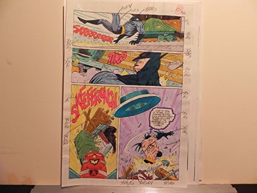 Detective Comics Anual #16 Darkness in Production Art Signado A.Roy PG54