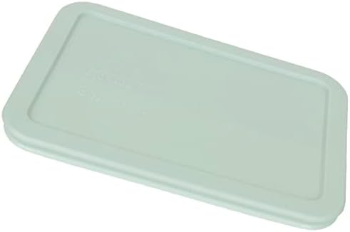 Pyrex 7210 -PC 3 xícara de lamacento aqua retângulo plástico de alimentos de plástico tampa - 6 pacote feito nos EUA