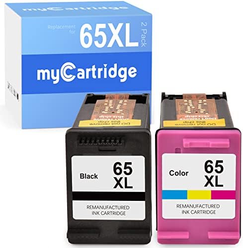 MyCartridge 65xl Substituição de cartucho de tinta remanufaturada para o cartucho HP 65 65xl preto e colorido cartucho para inveja 5055 5052 DeskJet 3752 2652 2655 3758 2624 3720 3755 Impressora