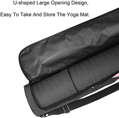 Laiyuhua Yoga Mat Bag, bolsa de ginástica de ioga com zíperas duplas para mulheres e homens - zíperes suaves, grande