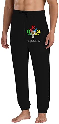 OES Eastern Star Sortpants Man Women's Workout Calça umidade Wicking & Breathers Sports Breoups