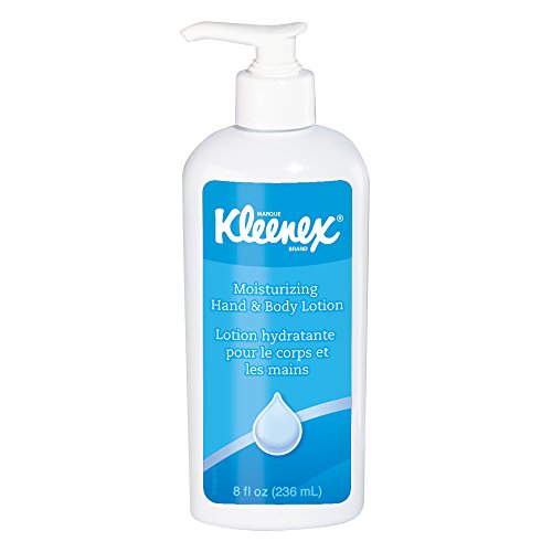 Kleenex hidratante para a loção e corpo, branca, fragrância fresca, 8 onças. Garrafas de bomba, 12 / estojo