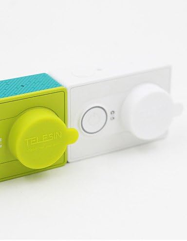 Câmera de silicone genérico Caps de tampas de protetora para Xiaomi Xiaoyi Ant Ação Câmera esportiva, verde