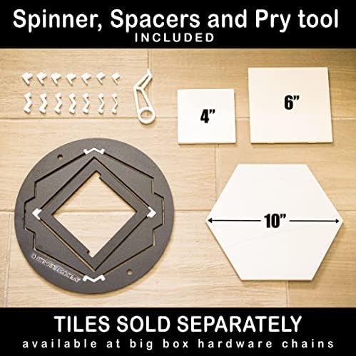 Post Post Pottery Tile Spinner - O melhor sistema de morcegos de cerâmica para a sua cerâmica - 3 em 1 bastes para roda de cerâmica