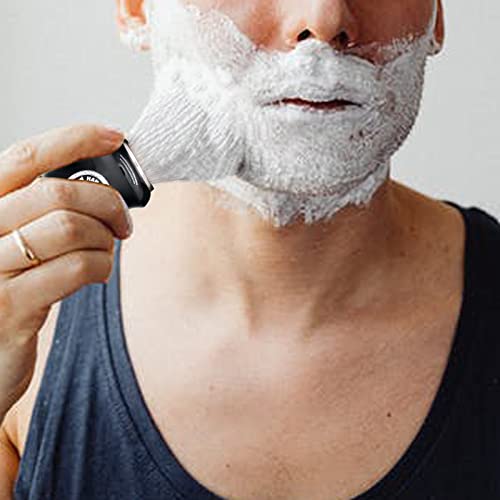 Kikc Made Made Synthetic Brush - Brush de barbear para barbear molhado com creme de barbear e sabão - Melhor barbear da sua