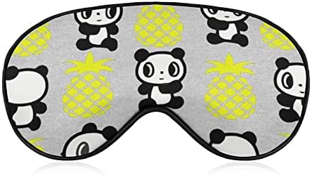 Capa de máscara de olho macio de abacaxi panda