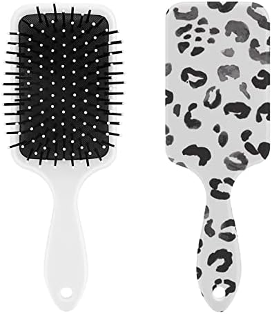 Snow Leopard Hair Brush Brush Brush Air Cushion Pente para homens Presente de cabelo para homens