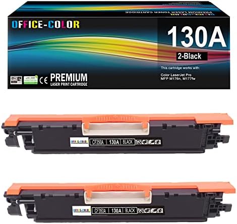 130A Reposição de cartuchos de toner preto para HP 130A CF350A funciona com laserjet pro mfp m177fw, m176n tinta da impressora