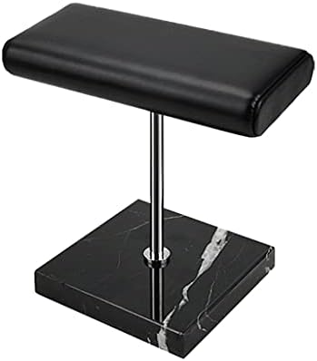 Wenlii Black Mármore Base Relógio Stand Metal Haste Display Props Bracelet Jewelry Longe Positment Stand
