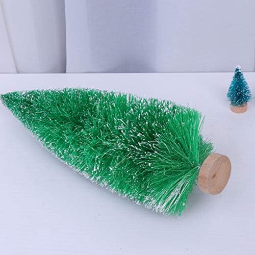 Árvore de Natal Fake Amofun 10pcs Pequeno Christmas Pine Tree Artificial Natal Tree Mini Christmas Tree Model Realistic