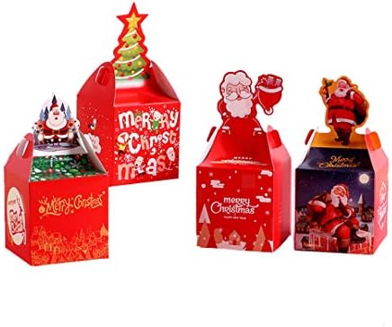Caixas de Natal Himine para a festa de Natal 16 peças por pacote