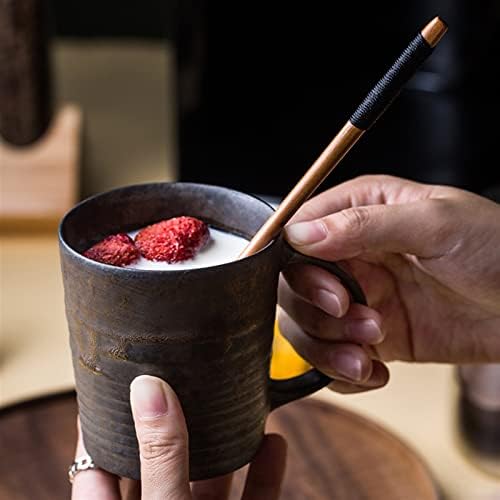 10pcs colheres de chá de madeira de café de madeira longa colheres de madeira Japão Colar de pau para capa de cafeteira