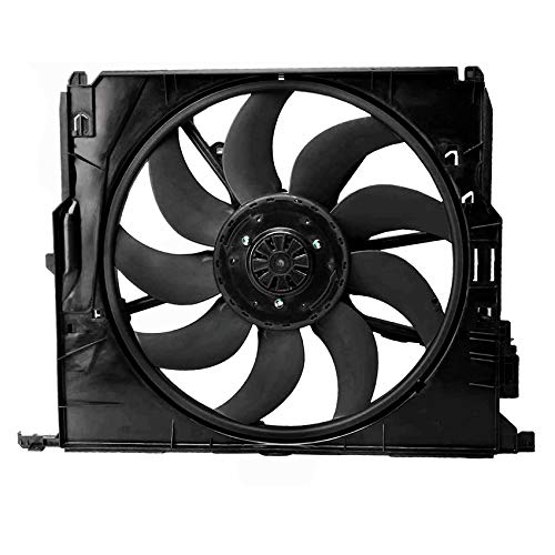 Ventilador de refrigeração rarefelétrico compatível com BMW 550i GT XDRIVE 2010-2017 pelo número da peça 17428509743