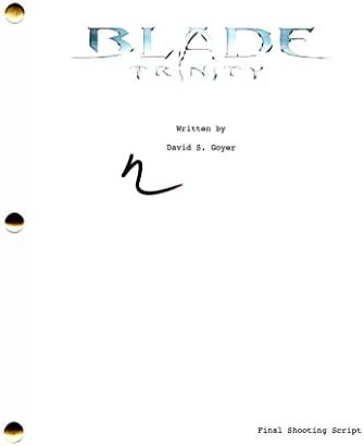 Dominic Purcell assinado Autograph - Blade: Trinity Full Movie Script - Wesley Snipes, Jessica Biel, Ryan Reynolds, Prison