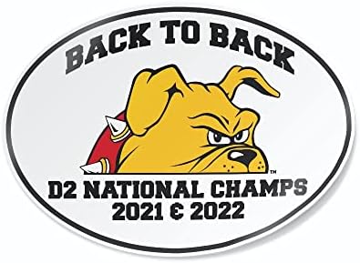 Nudge Printing Ferris State University Sticker Bulldogs 2022 e 2021