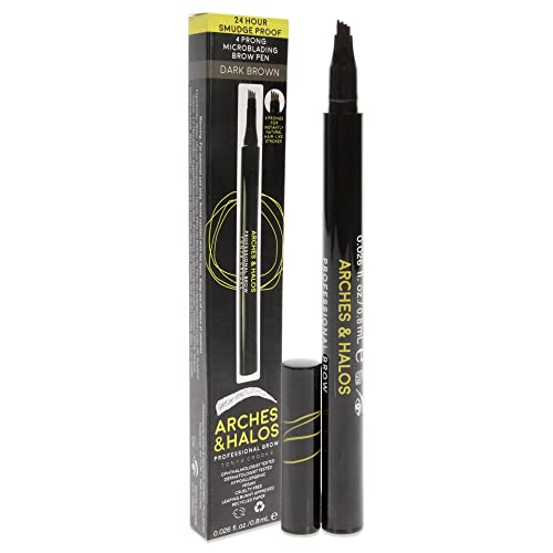 Arches & Halos Microblading Brow Shaping Pen - Para uma sobrancelha mais cheia e definida - cor de longa duração, resistente