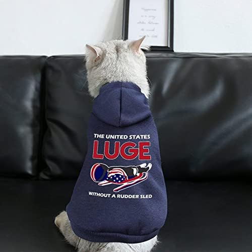 USA LUGE WINTER ICE Sports Sports Dog Camisa de uma peça Fantasia da moda com acessórios para animais de estimação