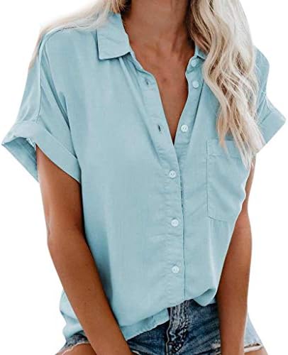 Camisas de manga comprida feminina Botão de lapela xadrez do cardigan capuz de capuz superdimensionado blusas camisetas de túnica