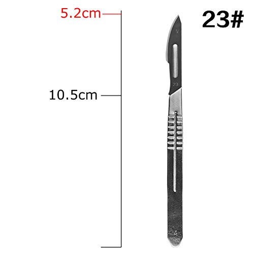 40 PCs 20 -23 Carbono Scalpel Scalpel Blades + 2pc 4 HANDLE SCALPEL DIY CORTE REPARO DE PCB FACA