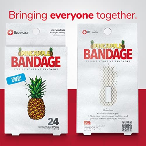 Bioswiss 24pcs adesivo estéril Bandagens de formas exclusivas | Adoráveis ​​e divertidos bandagens protegidas protegem
