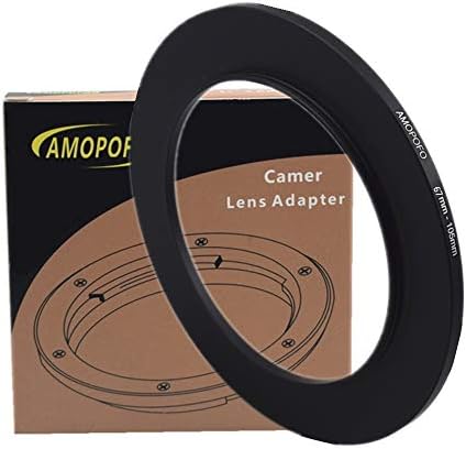 Adaptador de filtro anel de 67 mm a 105 mm/67 mm a 105mm de filtro da câmera para 105 mm UV, nd, cpl, anel de metal anel de metal