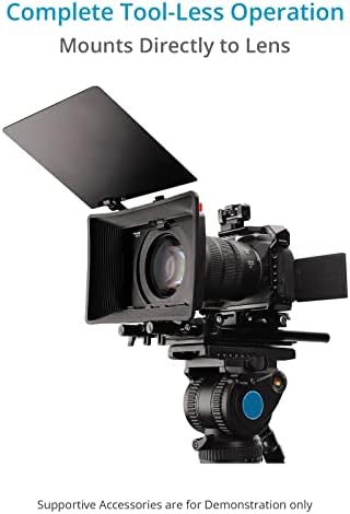 Câmera fosca de clipe leve MB-10 MB-10 para 67 mm-82mm, lentes de 114 mm | Vem com adaptador de haste de 15 mm | Para
