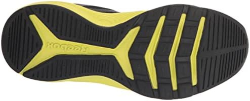 Reebok Equal Fit Adaptive Running Shoe, preto/vetor azul/ácido solar Amarelo, 13,5 Usissex Little Kid